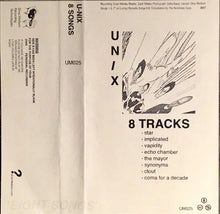 U-Nix: 8 Songs cassette