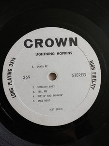 Lightnin Hopkins: S/T 12" Used