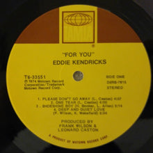 Eddie Kendricks: For You 12"