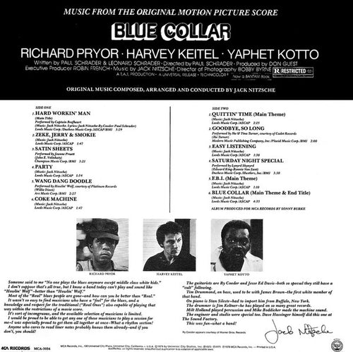 Various / Jack Nitzsche: Blue Collar Soundtrack 12
