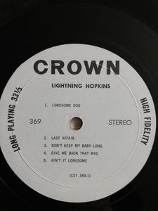 Lightnin Hopkins: S/T 12" Used