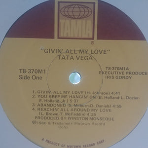 Tata Vega: Givin' All My Love 12 Tata Vega: Givin' All My Love 12