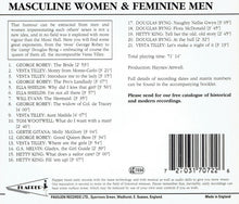 Various: Masculine Women & Feminine Men CD