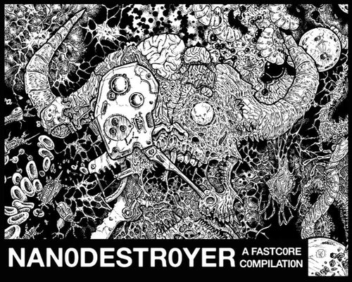Various: Nanodestroyer - A Fastcore Compilation postcard flexi