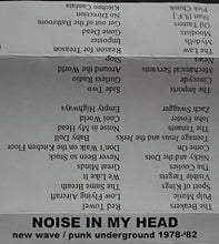 Various: Noise In My Head - New Wave / Punk Underground 1978-'82 cassette