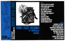 Various: Sorry State 10th Anniversary Weekend Official Mix Tape cassette