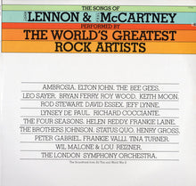 Various: The Songs Of John Lennon & Paul McCartney Performed By The World's Greatest Rock Artists (The Soundtrack From All This And World War II) 2x12"