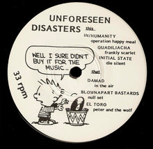Various: Unforeseen Disasters 7"
