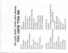 Various: We Will Bury You - Female New Wave / Punk 1977-82 cassette