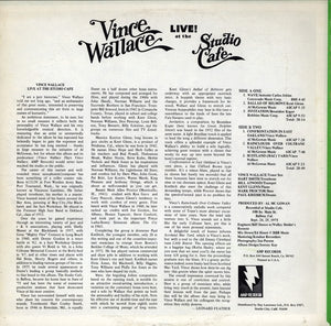 Vince Wallace: Live! At The Studio Cafe 12"