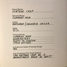 Vintage Crop: Company Man 7"