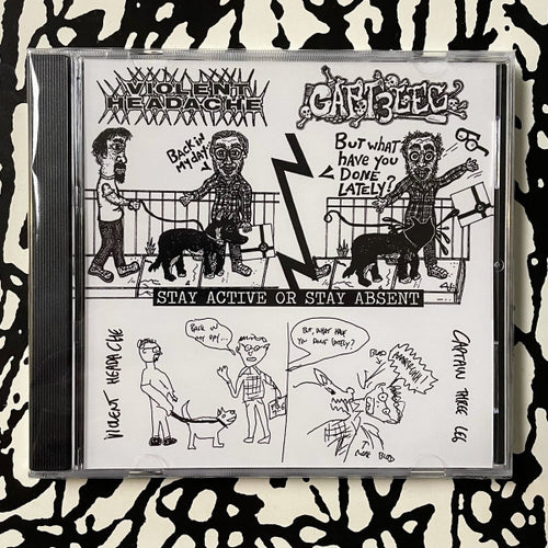 Violent Headache / Captain Three Leg: Stay Active Or Stay Absent Split CD