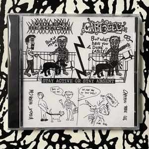 Violent Headache / Captain Three Leg: Stay Active Or Stay Absent Split CD