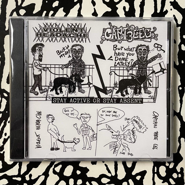 Violent Headache / Captain Three Leg: Stay Active Or Stay Absent Split CD