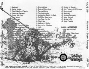 Warsore: Sweet Revenge CD