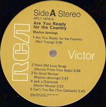 Waylon Jennings: Are You Ready For The Country 12"