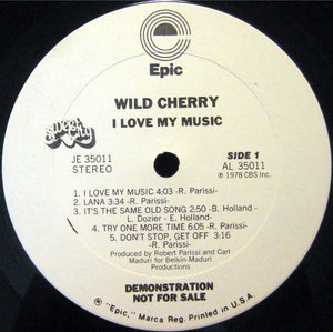 used Wild Cherry: I Love My Music 12