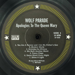 Wolf Parade: Apologies To The Queen Mary 12"