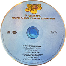 Yes: Progeny: Seven Shows From Seventy-Two 14xCD box set