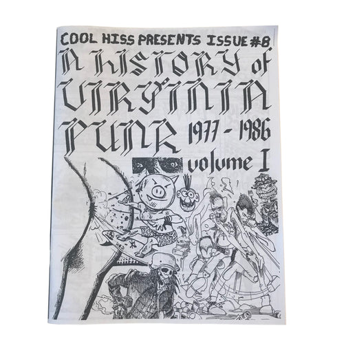 Cool Hiss #8: A History of Virginia Punk 1977-1986 zine