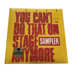 Frank Zappa: You Can't Do That On Stage Anymore 12" (RSD)