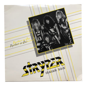 Stryper: Together As One 12" (unplayed 1985 dead stock)