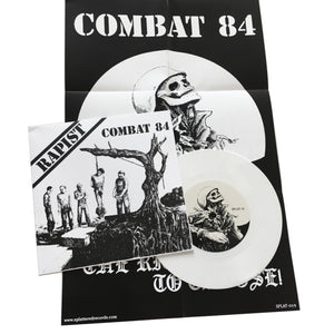 Combat 84: Rapist 7" (white vinyl)