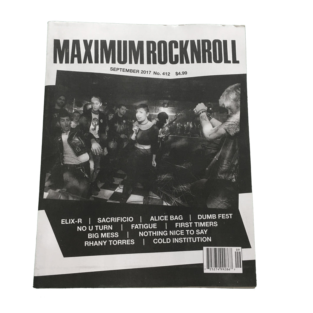 Maximum Rocknroll #412 (September 2017)