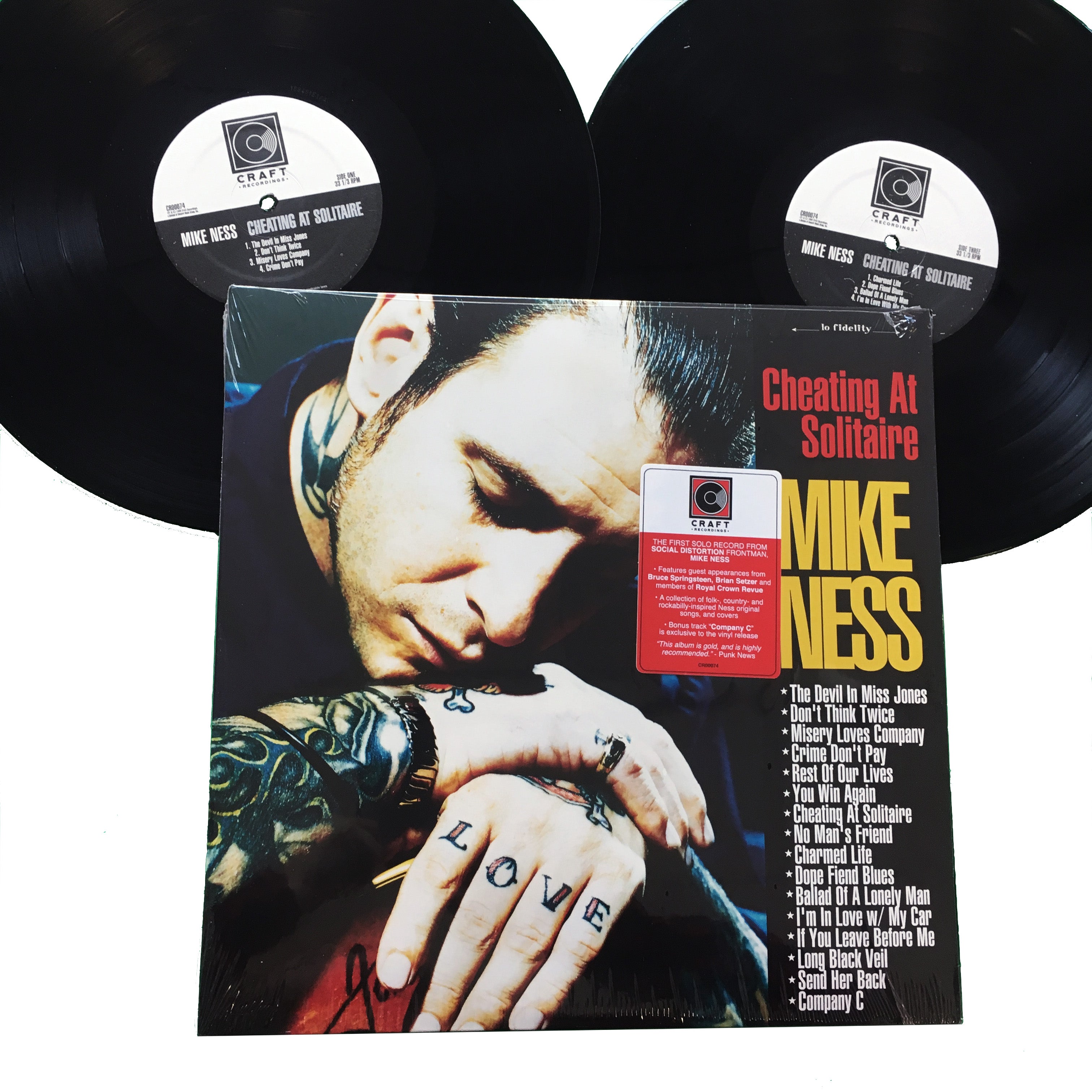 MIKE NESS CHEATING AT SOLITAIRE 2LPオリジナル Cheating Solitaire