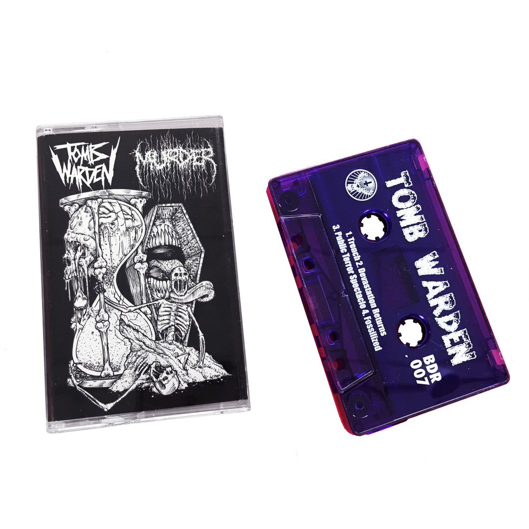 Tomb Warden / Murder: Split cassette