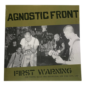 Agnostic Front: First Warning: The United Blood Era Recordings 12"