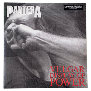 Pantera: Vulgar Display Of Power 12" (White/True Metal Grey vinyl)