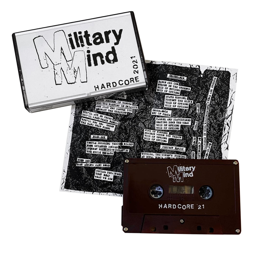 Military Mind: Hardcore 2021 cassette