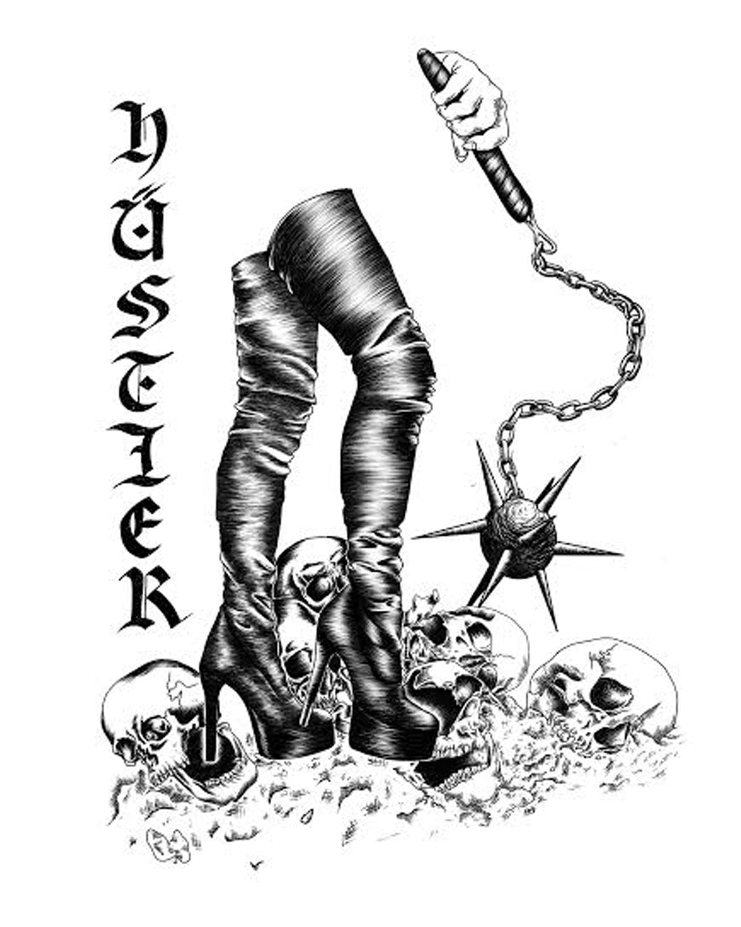 Hüstler: demo cassette + t-shirt bundle (PRE-ORDER)