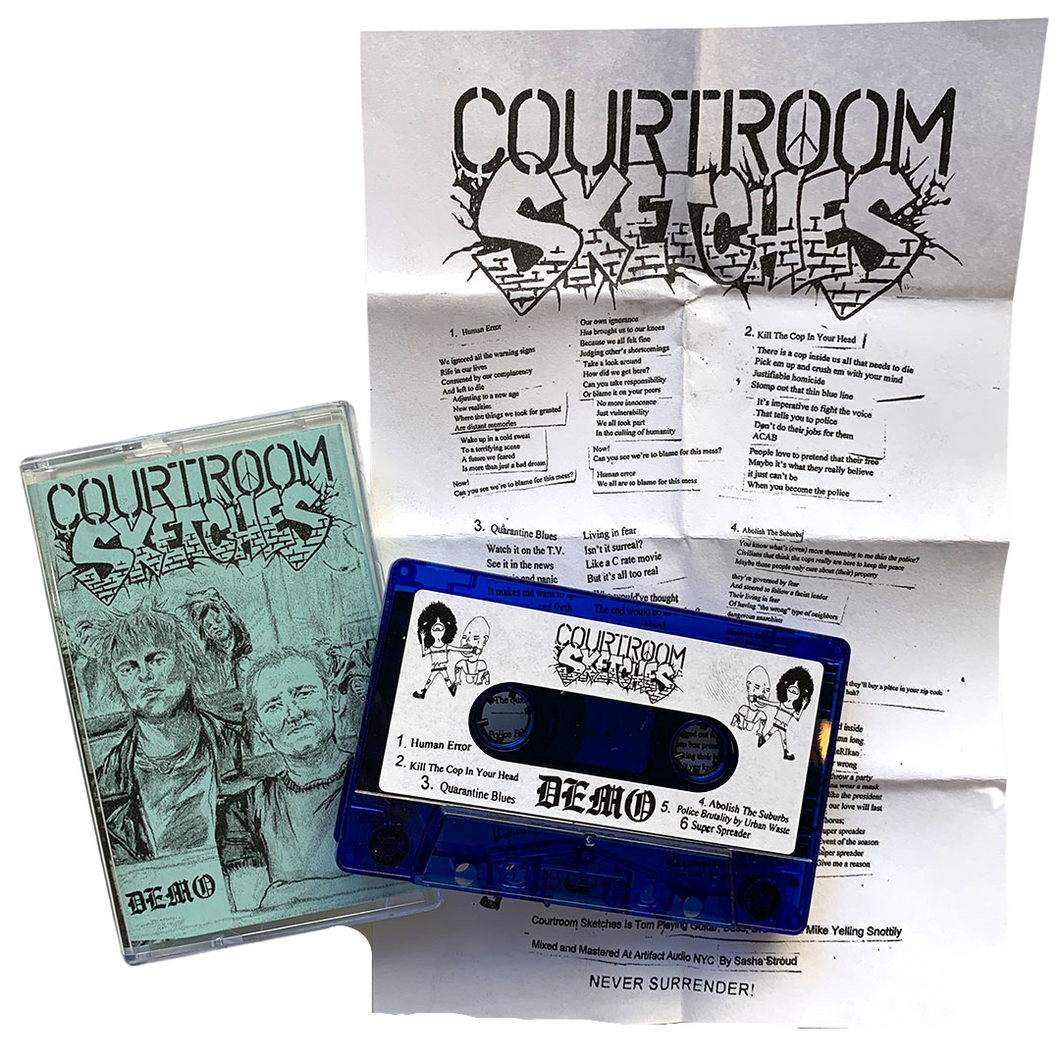 Courtroom Sketches: Demo cassette
