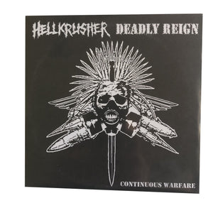 Hellkrusher / Deadly Reign: Continuous Warfare 7"