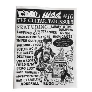 Cool Hiss #10: The Guitar Tab Issue zine