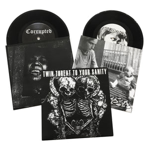 Various: Twin Threat To Your Sanity 2x7" (used)