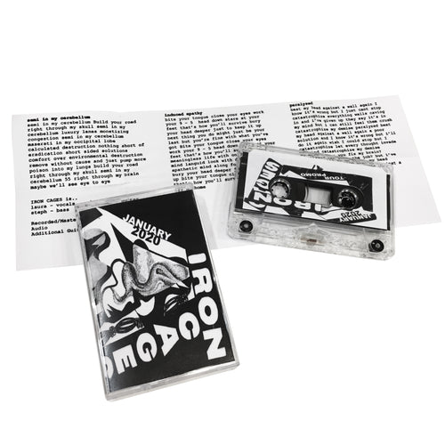 Iron Cages: January 2020 Tour promo cassette