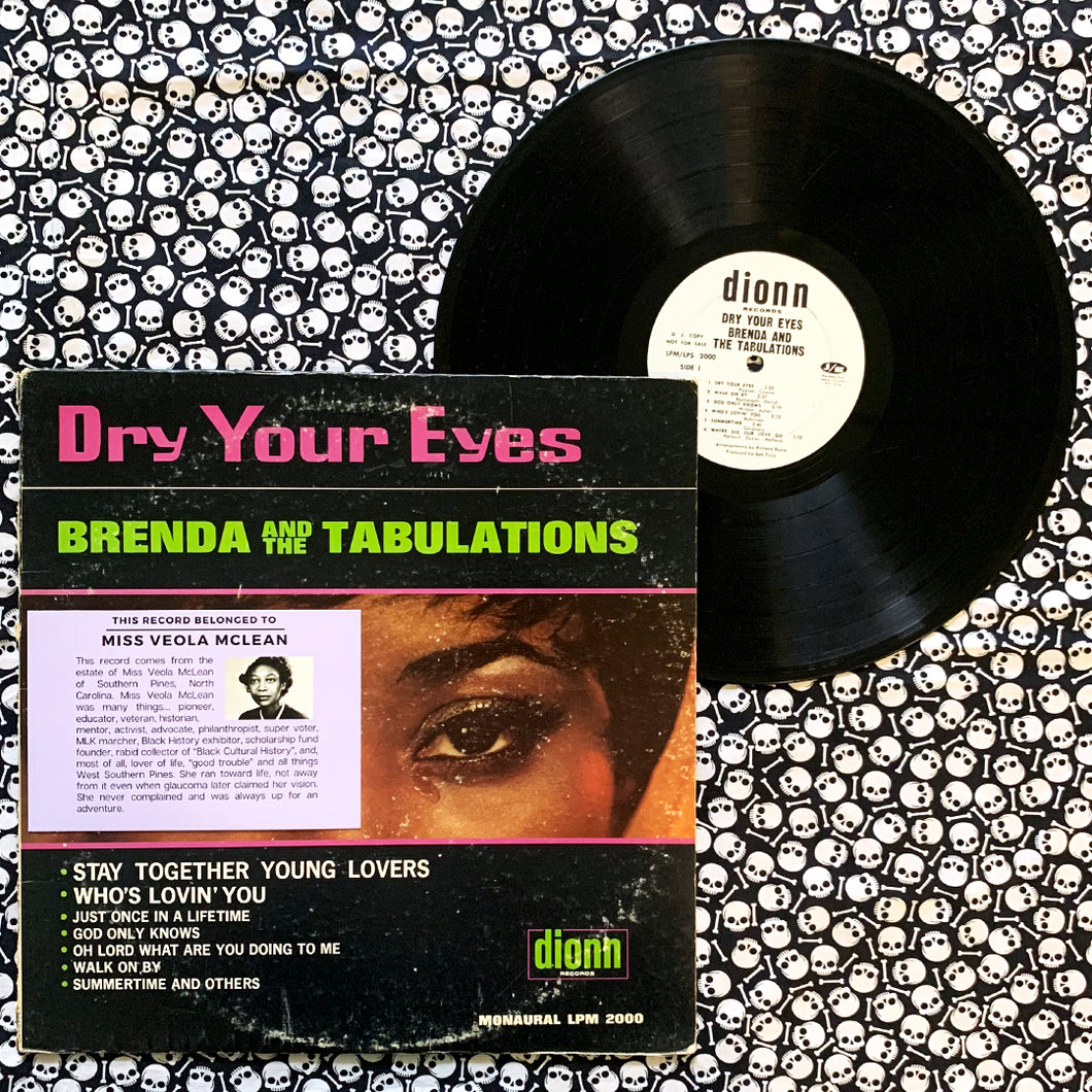 Brenda & the Tabulations: Dry Your Eyes 12