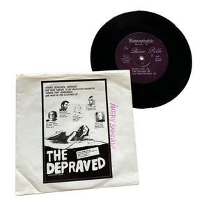 The Queer Pills AKA The Angry Samoans: The Depraved 7" (used)