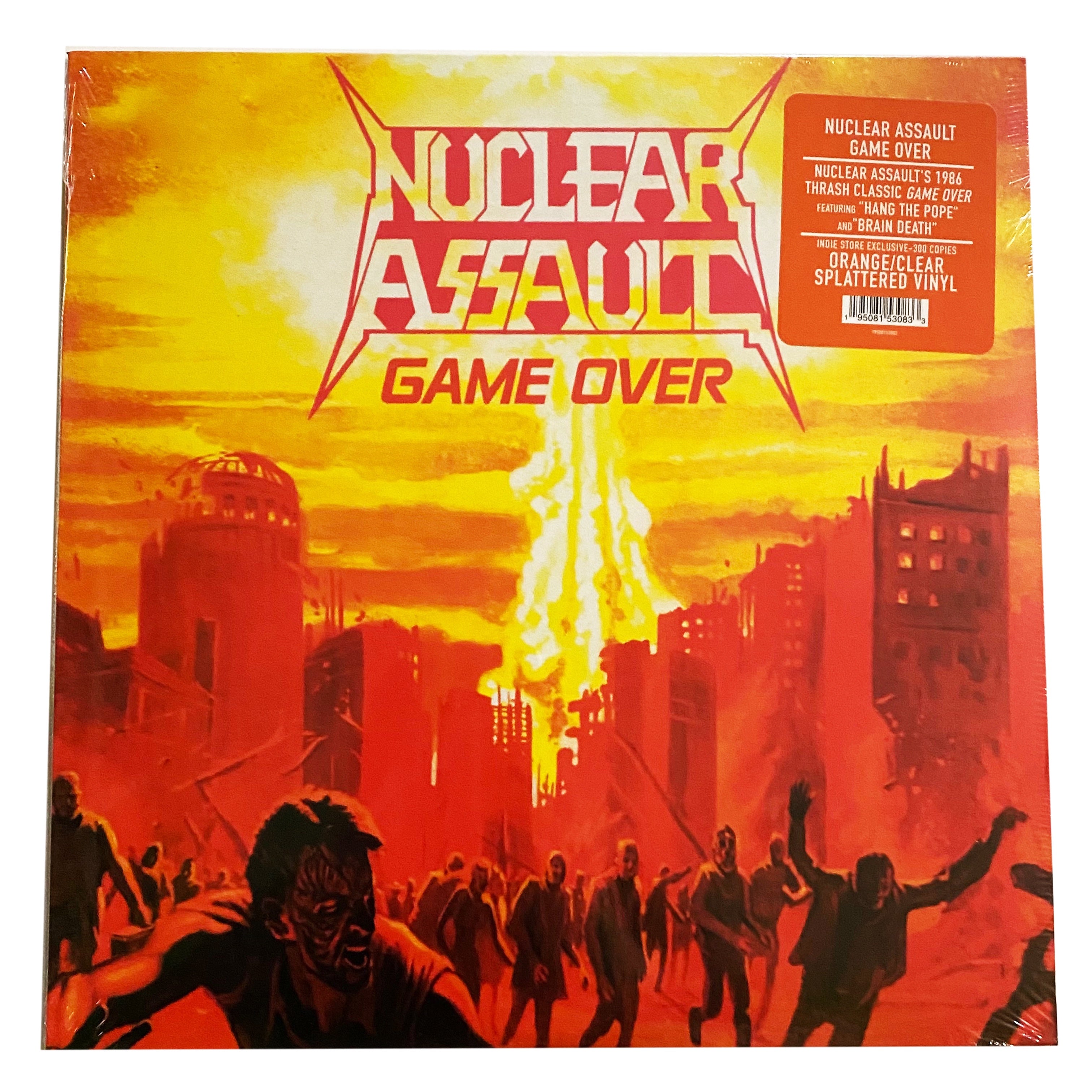 Nuclear Assault Brain Death レコード Nuclear Assault – Brain Death – Vinyl (Green Labels, 12
