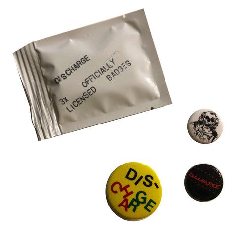 Discharge Officially Licensed Badges