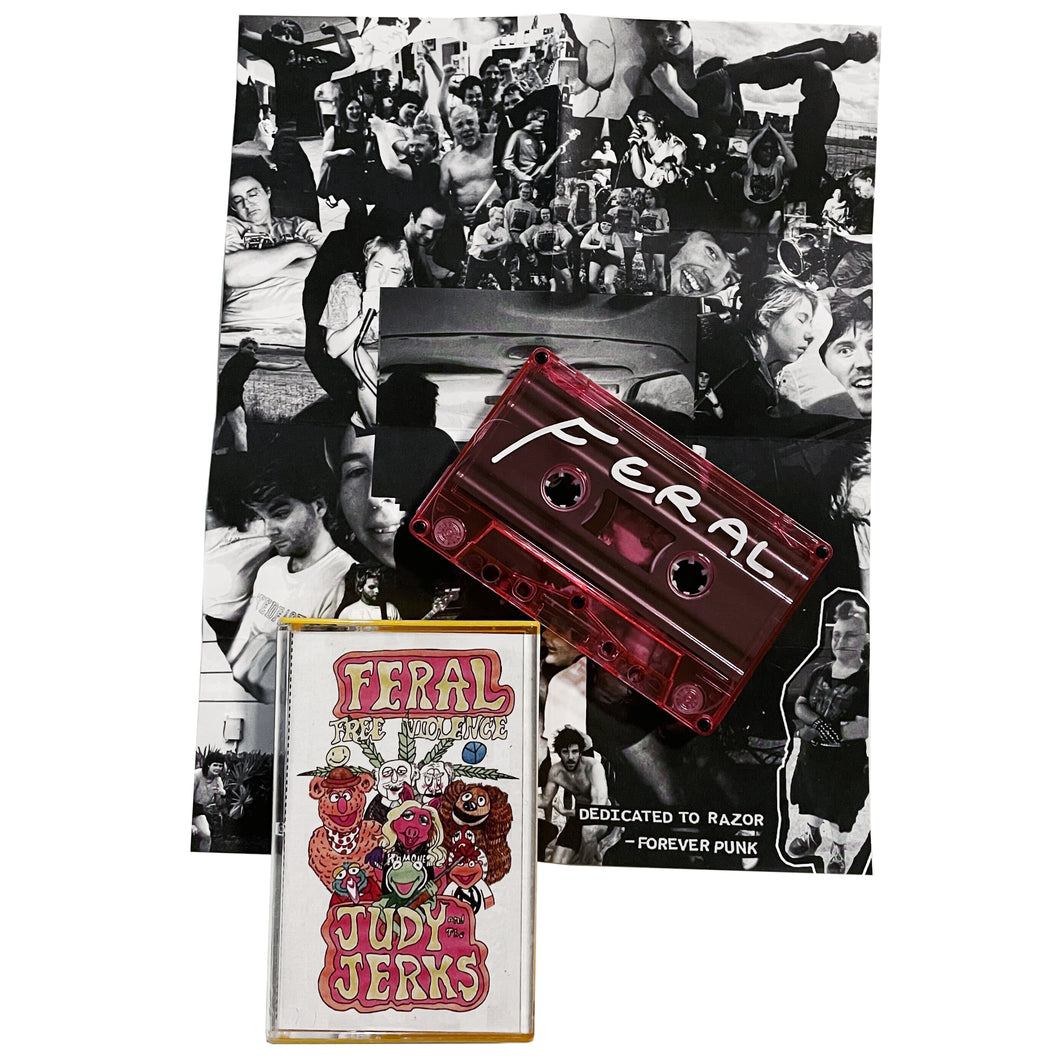 Feral / Judy And The Jerks: Split cassette