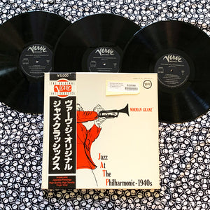 Norman Granz: Jazz at the Philharmonic 1940s 3x12" Box Set (used)
