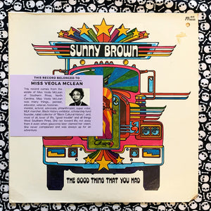 Sunny Brown: The Good Things That You Had 12" (used)