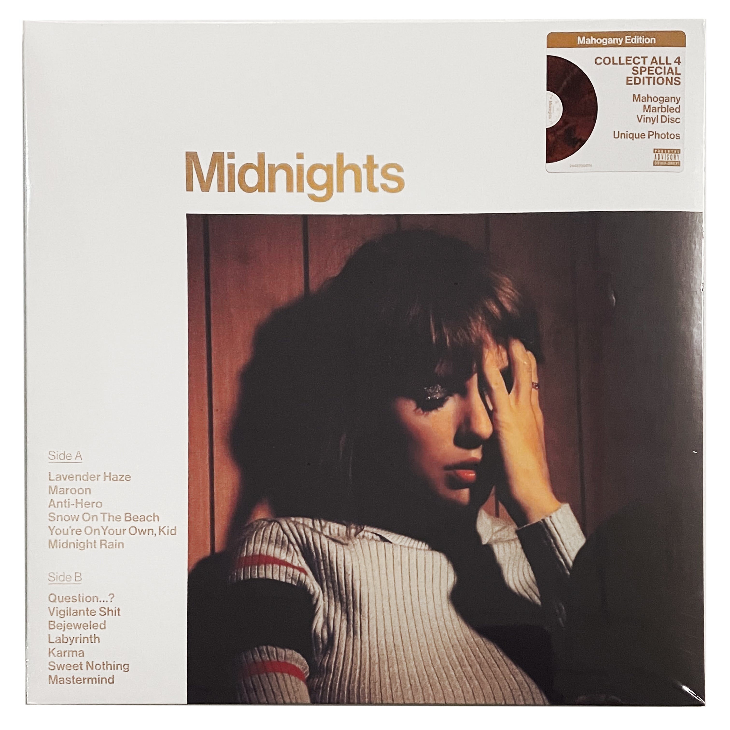 Taylor Midnights Mahogany サインハートアートカード入り Taylor Swift Autographed Photo (from Midnights Album) #4